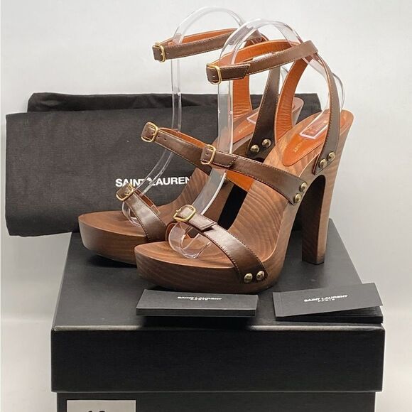 SAINT LAURENT Jota Clog Sandal size 39 - Picture 12 of 14